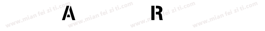 英文字体Arial Regular字体转换